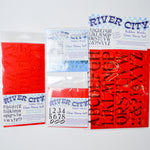 River City Rubber Works Alphanumeric Stamp Bundle