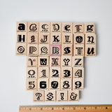 Alphanumeric Stamp Set