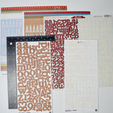 Alphanumeric Sticker Bundle