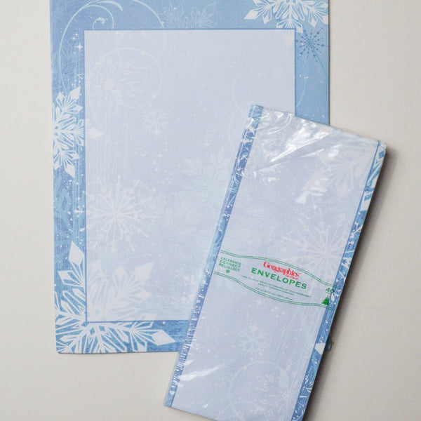 Snowflake Printer Paper + Envelope Set Default Title