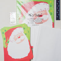 Santa Printer Paper + Envelope Set Default Title