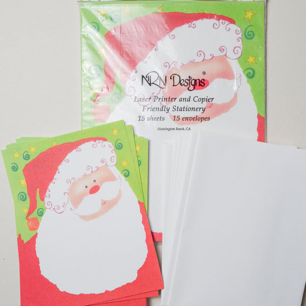 Santa Printer Paper + Envelope Set Default Title