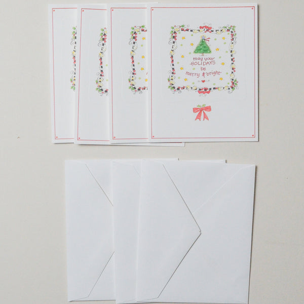 Christmas Cards + Envelopes - Set of 4 Default Title