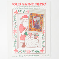 Old Saint Nick Victorian Wall Quilt or Medallion Pattern