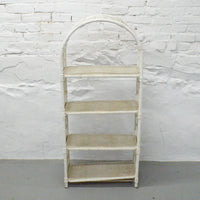 White Rattan Shelf (Pick-Up Only)