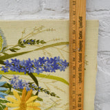 Floral Incomplete Crewel Embroidery Canvas - 18" x 40" (Pick-Up Only)