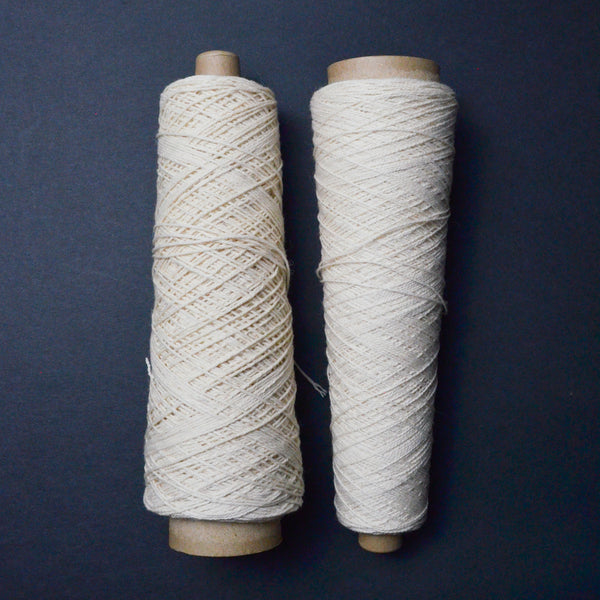 Natural White Jagger Spun 100% Wool Warp Yarn - 2 Cones Default Title