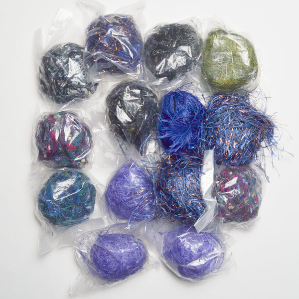 Trendsetter Yarns Metal, Charm + Eyelash Yarn Bundle - 14 Balls