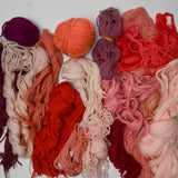 Pink + Red Tapestry Yarn Bundle