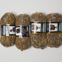 Brown Bernat Acrylic Blend Yarn - 4 Skeins