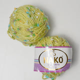 Yellow Nako Acrylic Blend Yarn - 2 Balls