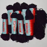 Black Kimono Merino Nylon Blend Yarn - 9 Skeins