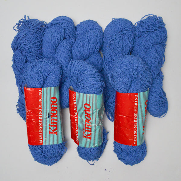 Blue Kimono Merino Nylon Blend Yarn - 8 Skeins