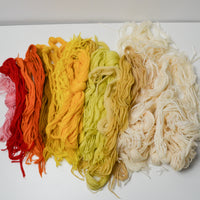 Yellow, Orange, Red + White Tapestry Wool Yarn for Needlepoint + Crewel - Over 1 lb.