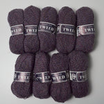 Dusty Purple Sirdar Country Style Tweed Acrylic Blend Yarn - 9 Skeins