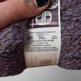 Dusty Purple Sirdar Country Style Tweed Acrylic Blend Yarn - 9 Skeins