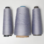 Light Grey Viscose + Nylon Thread Yarn - 3 Cones