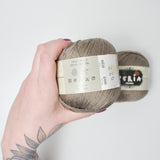 Brown + Light Brown Peria Selena Yarn Bundle - 3 Balls