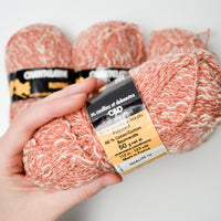 Light Orange Chanteleine Rumba Acrylic Blend Yarn - 4 Skeins