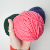 Acrylic + Wool Worsted Weight Yarn - 3 Balls