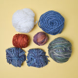 Assorted Wool + Alpaca Blend Yarn Bundle - 7 Balls