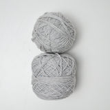 Gray Wool Sport Weight Yarn - 2 Balls