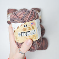 Brown Variegated Sugar 'N Cream Cotton Yarn - 9 Balls