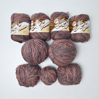 Brown Variegated Sugar 'N Cream Cotton Yarn - 9 Balls