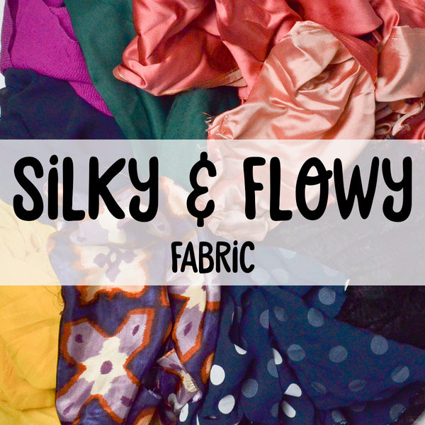 Silky & Flowy Fabric Scrap Bag