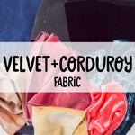 Velvet + Corduroy Fabric Scrap Bag