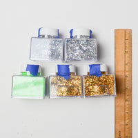 Silver, Gold + Green Glitter - 3 Jars Default Title