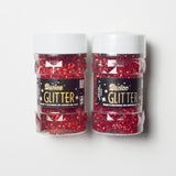 Red Darice Glitter - 2 Jars Default Title