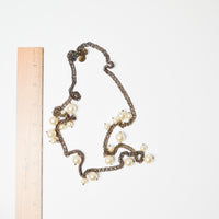 J. Crew Faux Pearl Cluster Necklace Default Title