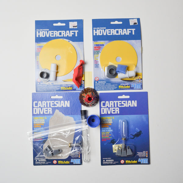 Balloon Hovercraft + Cartesian Diver Science Project Kits Default Title