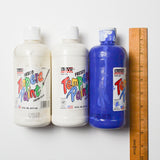 RichArt Fresco White + Blue Tempera Paint - 3 Bottles Default Title