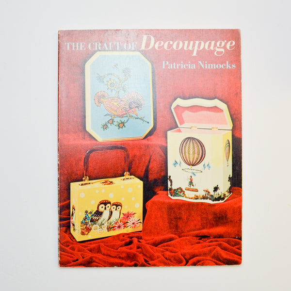 The Craft of Decoupage Vintage Book Default Title