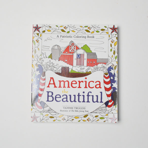 America the Beautiful Patriotic Coloring Book Default Title