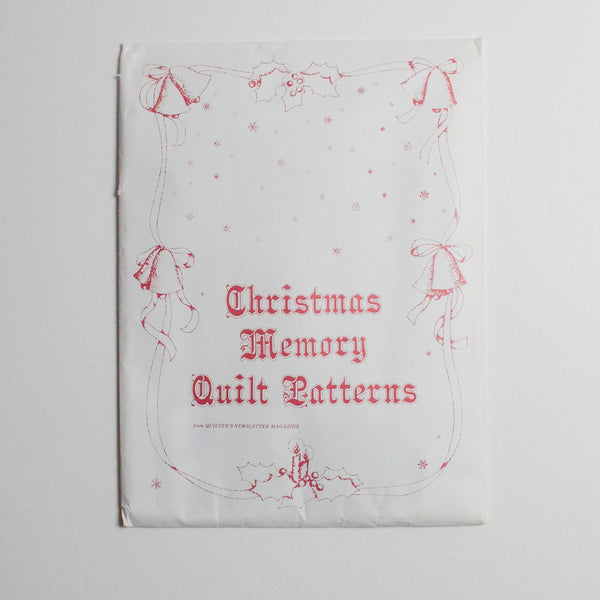 Christmas Memory Quilt Patterns from Quilter's Newsletter Magazine Default Title