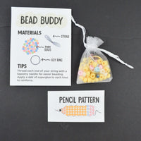 Pencil Bead Buddy Keychain Kit