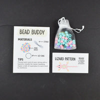 Lizard Bead Buddy Keychain Kit