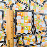 Make & Mend Quilt Sticker