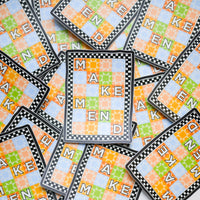 Make & Mend Quilt Sticker