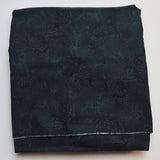 Dark Green Botanical Quilting Weight Woven Fabric - 44" x 88" Default Title