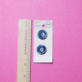 Curtis + Darling Blue Buttons - Set of 2 Default Title