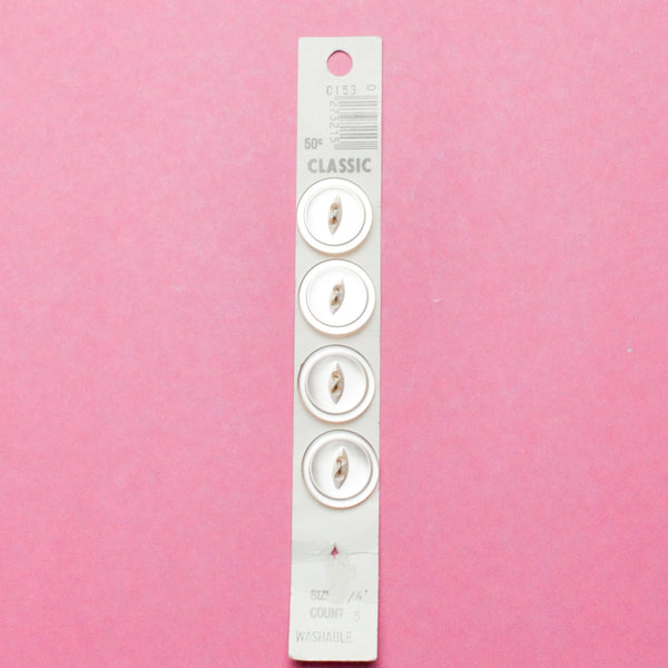 White Buttons - Set of 4 Default Title