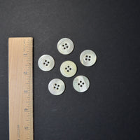 White Shell 7/8" Buttons - Set of 6 Default Title