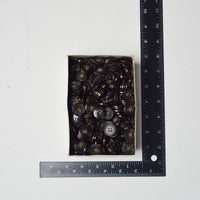 Dark Brown Four-Hole Tortoiseshell Buttons, Size 32 (13/16") Default Title