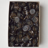 Translucent Brown Four-Hole Tortoiseshell Buttons, Size 32 (13/16") Default Title