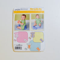 Simplicity 2428 Baby Clothes + Accessories Sewing Pattern Size A (XXS-L) Default Title