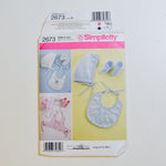 Simplicity 2673 Bonnets + Booties Sewing Pattern Size A (S-L) Default Title